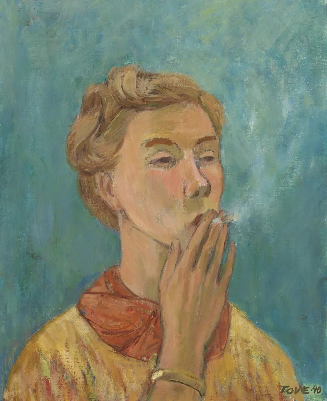 Autoportrait de Tove Jansson. Années 1940.